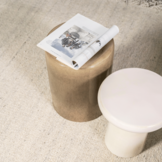 Bijzettafel Glaze - crème