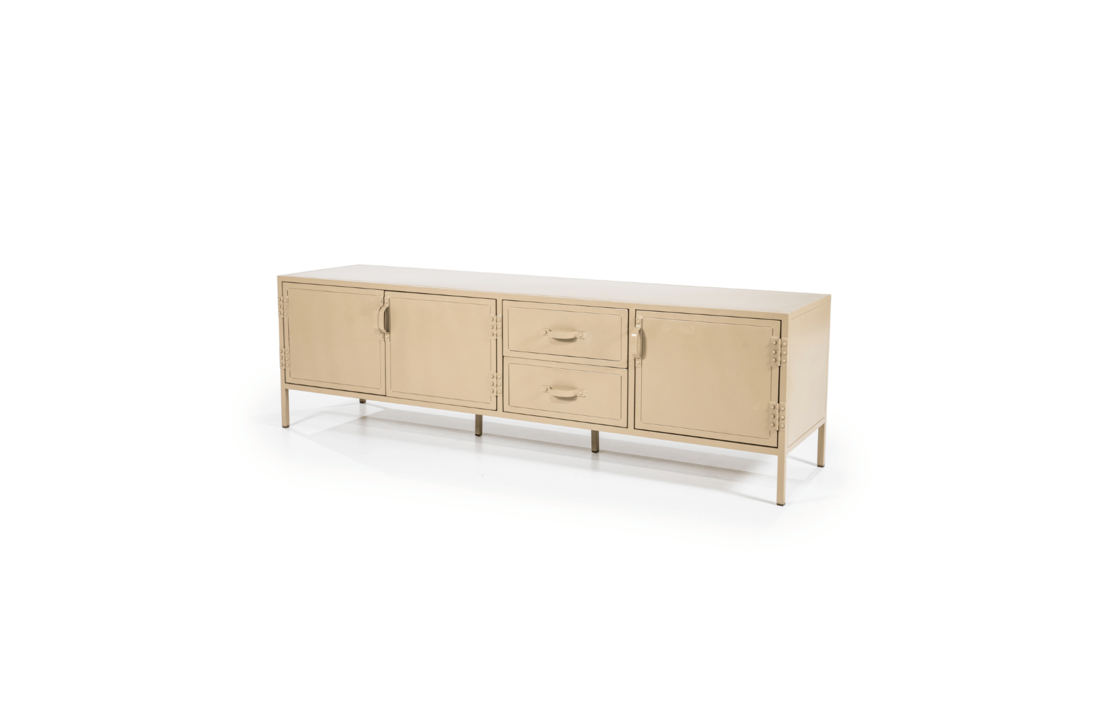 TV meubel Industrieel | 185cm - zand
