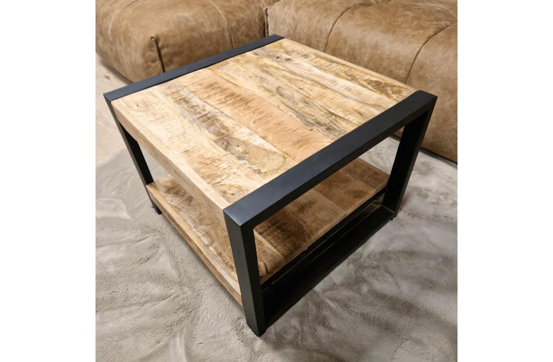 Bijzettafel Britt met onderblad | 60 cm
