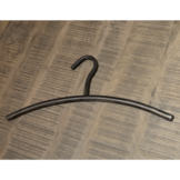 Garderobehanger zwart | ronde buis | Set van 6