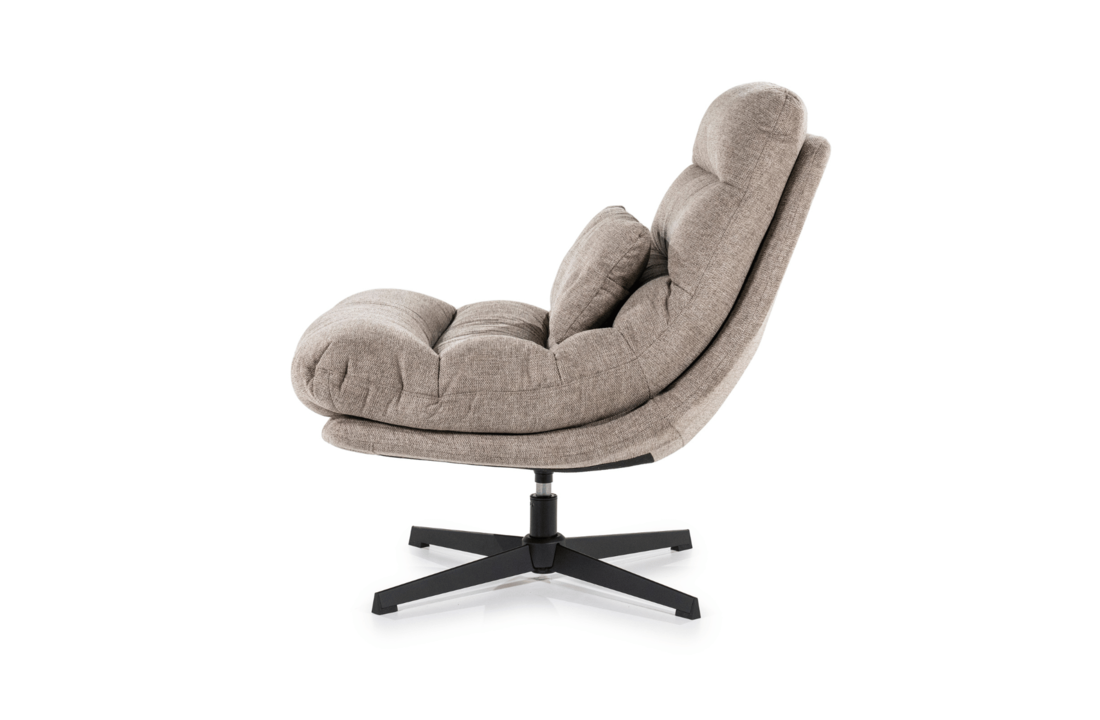 Fauteuil Cooper met kussen - bruin Houston
