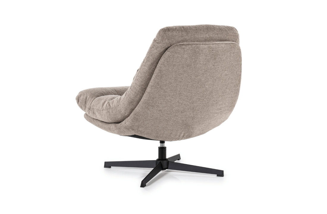 Fauteuil Cooper met kussen - bruin Houston