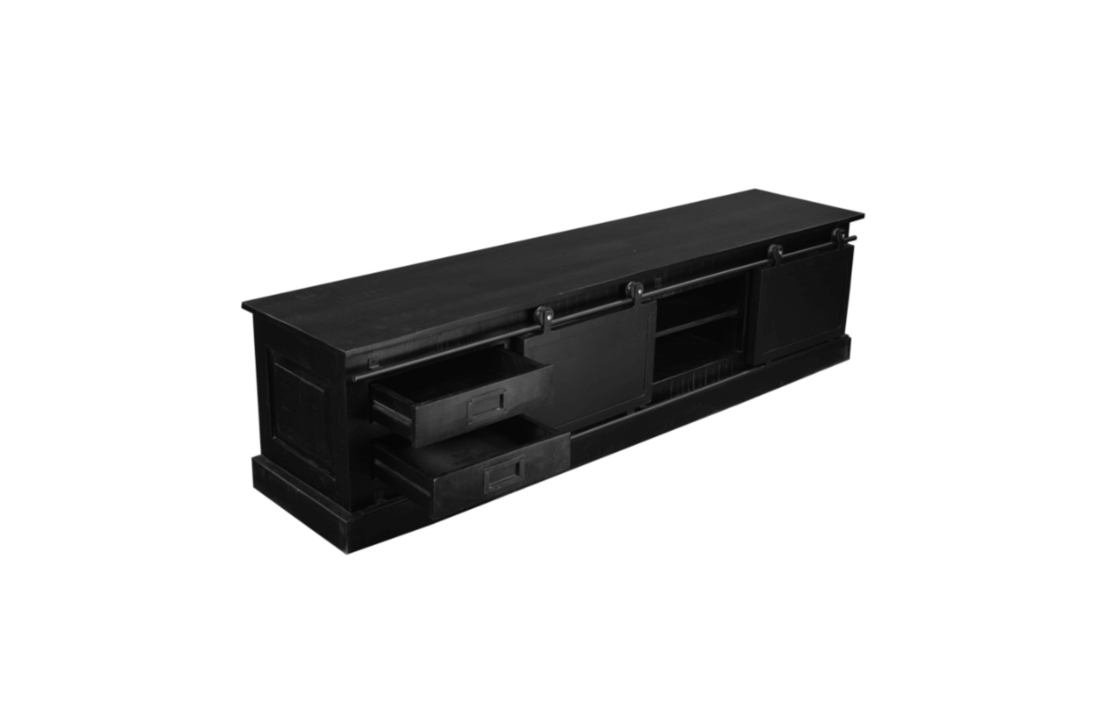 Tv meubel Nora Black 200 cm