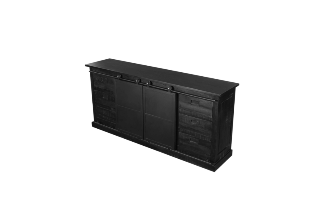 Dressoir Nora Black 200 cm