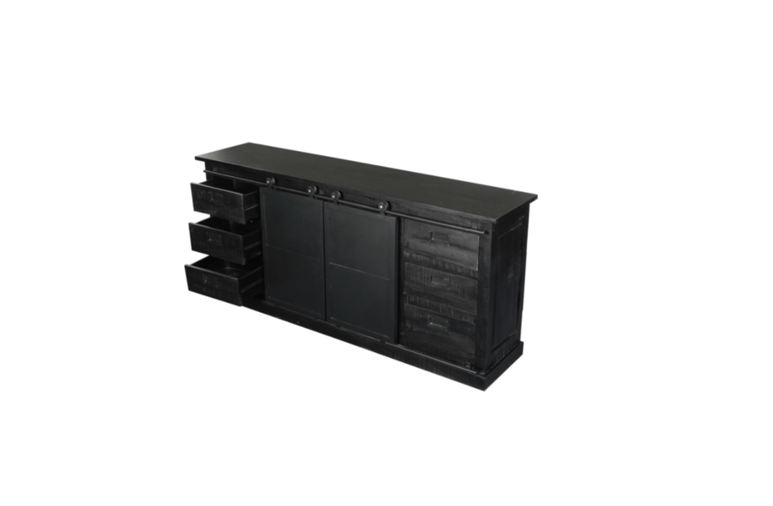 Dressoir Nora Black 200 cm