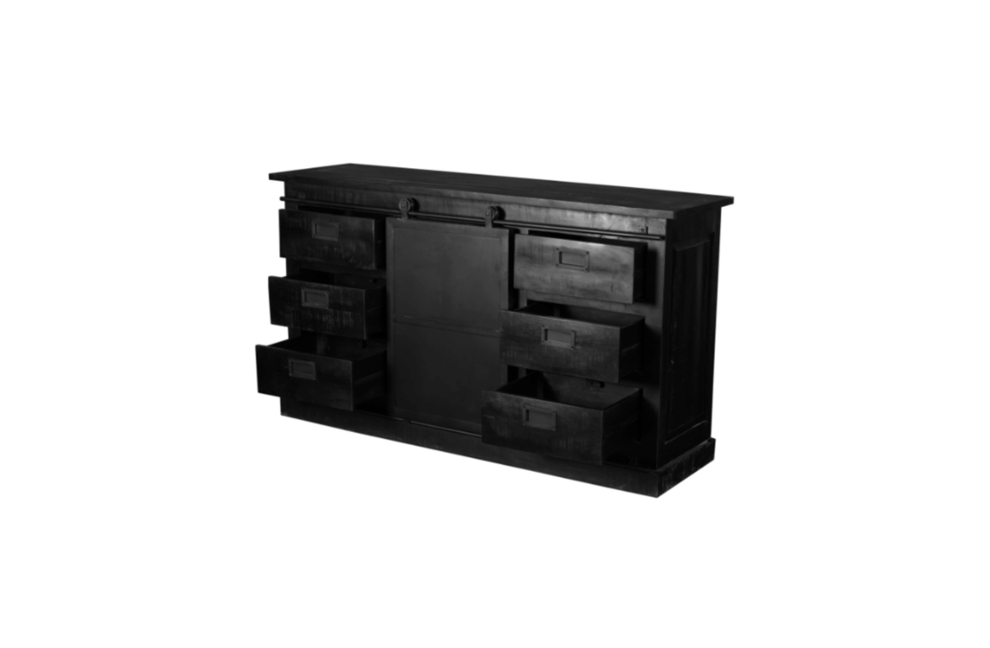 Dressoir Nora Black 160 cm