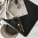 Eettafel Jiska 300x100 - zwart