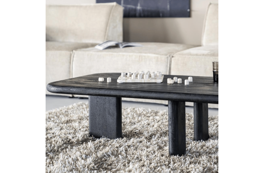 Salontafel Fynn 150x70x35 - zwart
