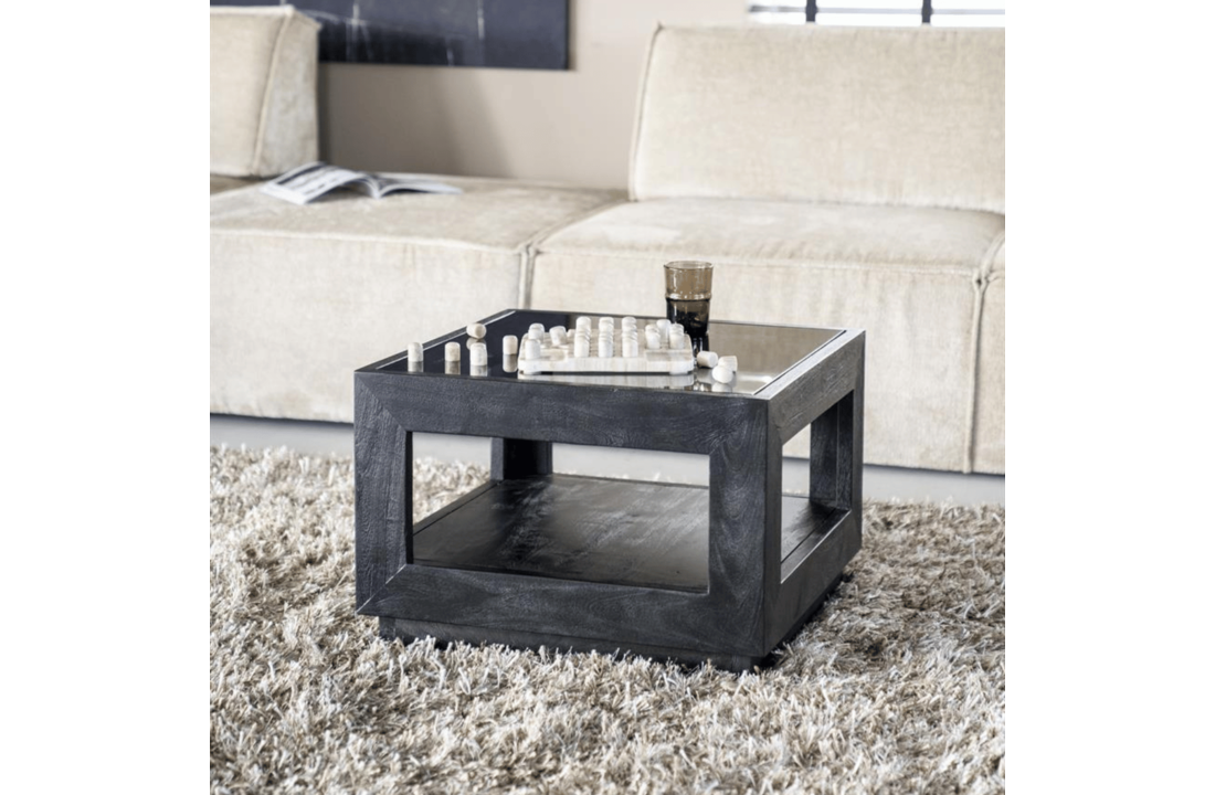 Salontafel Liam 60x60 - zwart