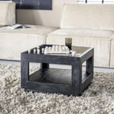 Salontafel Liam 60x60 - zwart