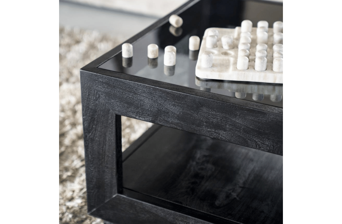 Salontafel Liam 60x60 - zwart