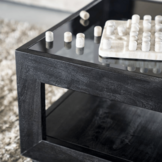 Salontafel Liam 60x60 - zwart