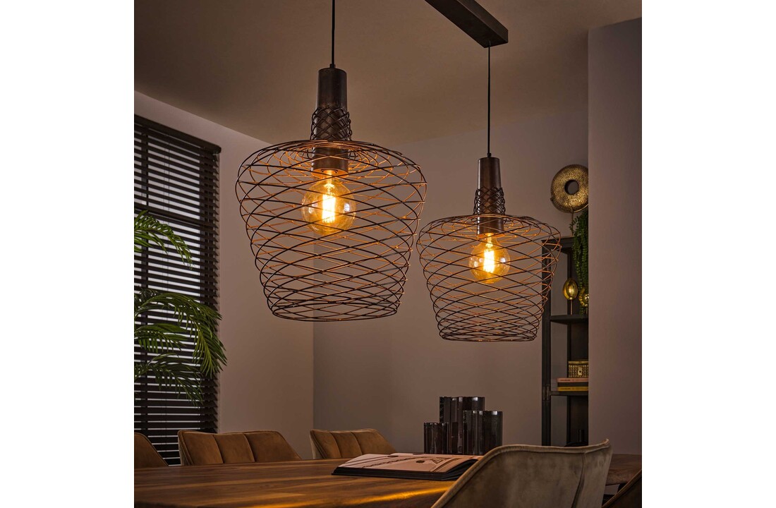 Hanglamp Accent | 2L | Antiek koper finish