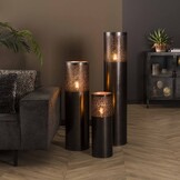 Vloerlamp Cilinder Ø20 | 60cm | Zwart nikkel