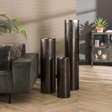 Vloerlamp Cilinder Ø20 | 60cm | Zwart nikkel