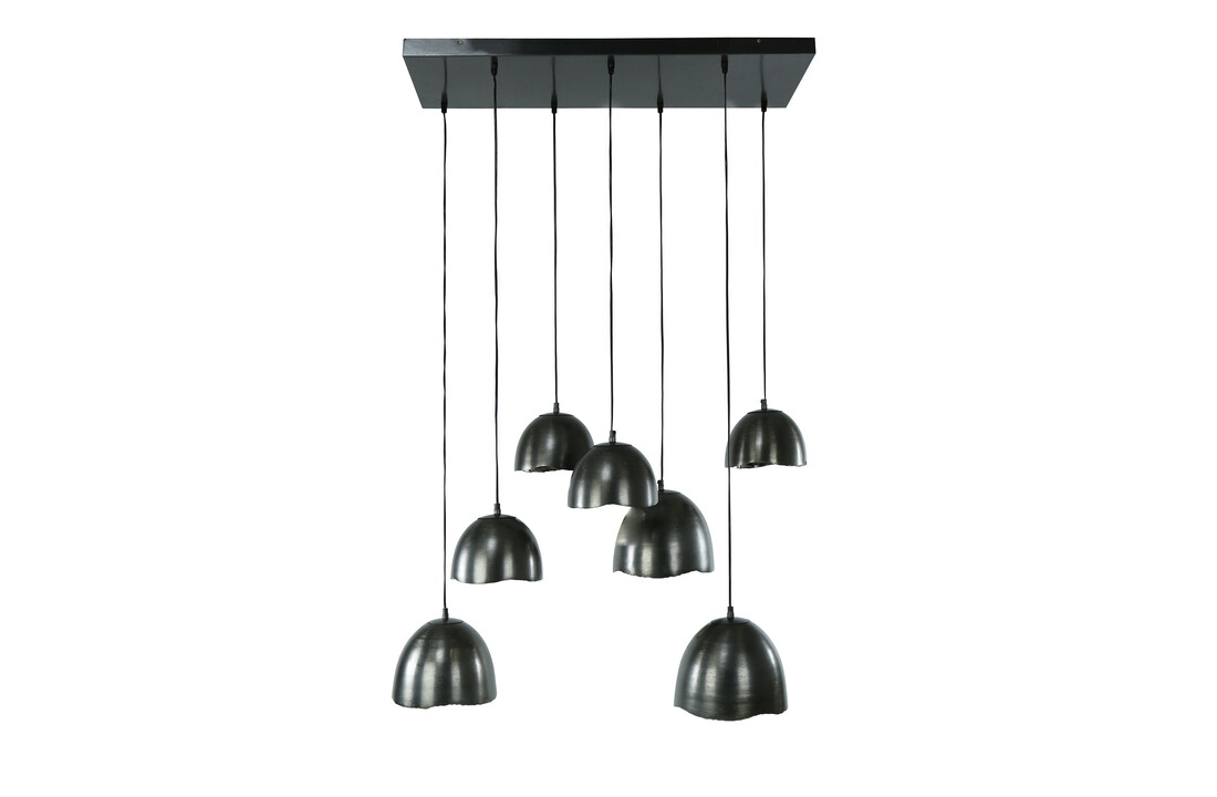 Hanglamp Mirror | Zwart nikkel | 7L