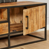 Industrieel tv meubel mangohout 180cm | Denver