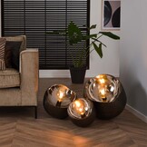 Tafellamp Mirror XL | Zwart nikkel | Ø50