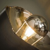 Tafellamp Mirror L | Zwart nikkel | Ø36