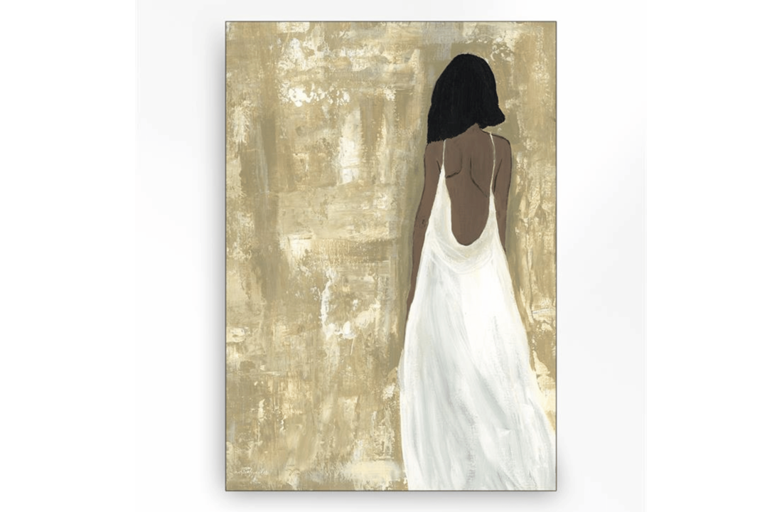 Wandkleed She opened her heart Medium