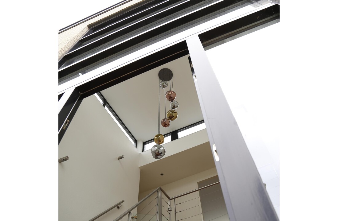 Hanglamp Stellar getrapt | 7L | Oud zilver