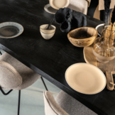Eetkamerstoel Lynn met armleuning | Beige