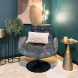 Fauteuil Tropea | Donkergrijs