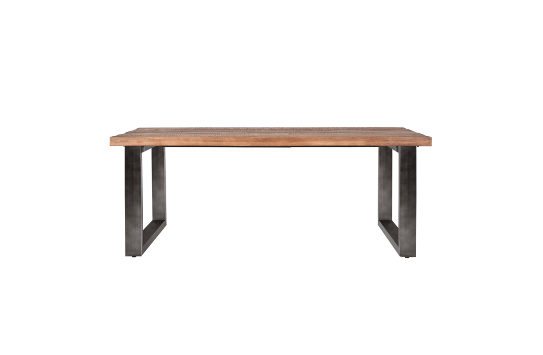 Eettafel Mango massief | Metalen poten | 160-300 cm