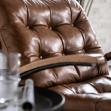 Fauteuil Bastiaan | Cognac | Java leder