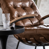 Fauteuil Bastiaan | Cognac | Java leder