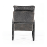 Fauteuil Lex | Antraciet vintage leer