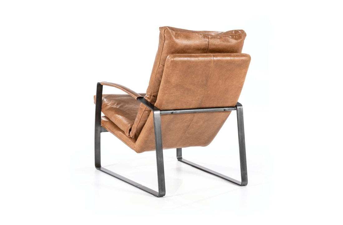 Fauteuil Lex | Cognac vintage leer