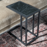 Slider & laptoptafel marmer | Black