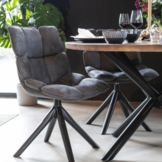 Eettafel rond met kruispoot | Ø150 cm