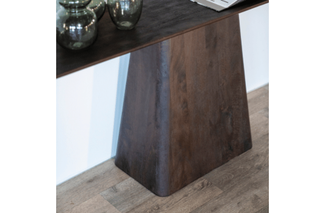 Sidetable Aron 180x40 bruin