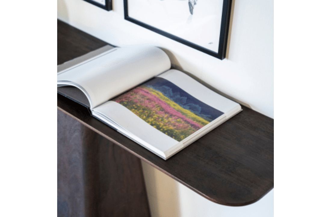 Sidetable Aron 180x40 bruin