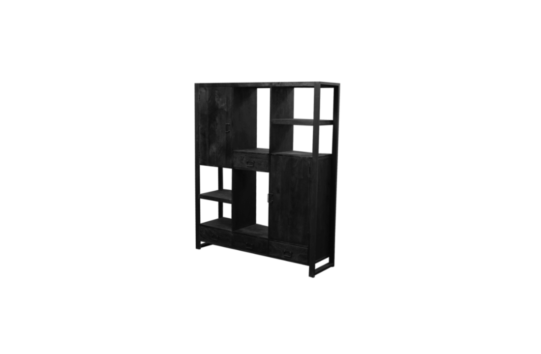Vakkenkast Britt Black