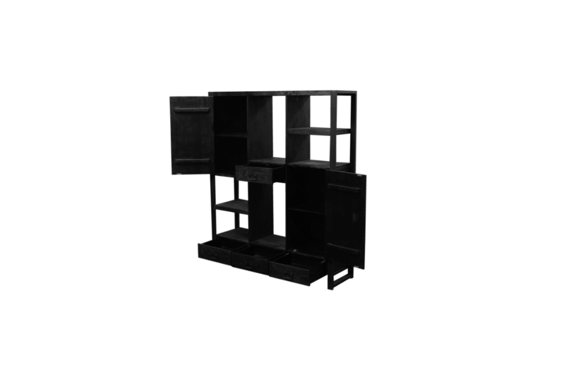 Vakkenkast Britt Black
