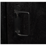 Boekenkast Britt Black | 2 deuren 1 lade