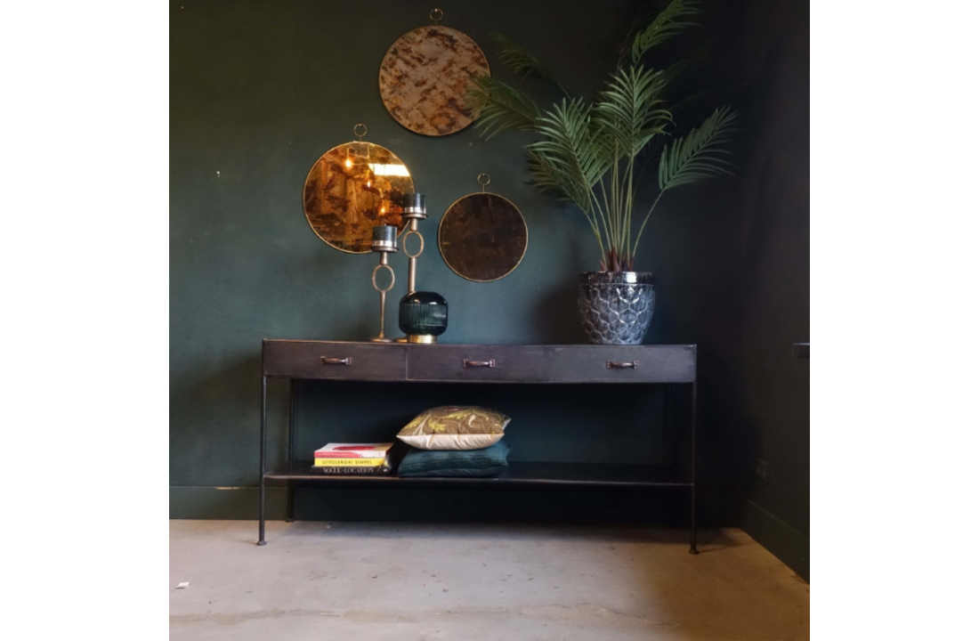 Sidetable Simple Metal - 3 lades | Metaal