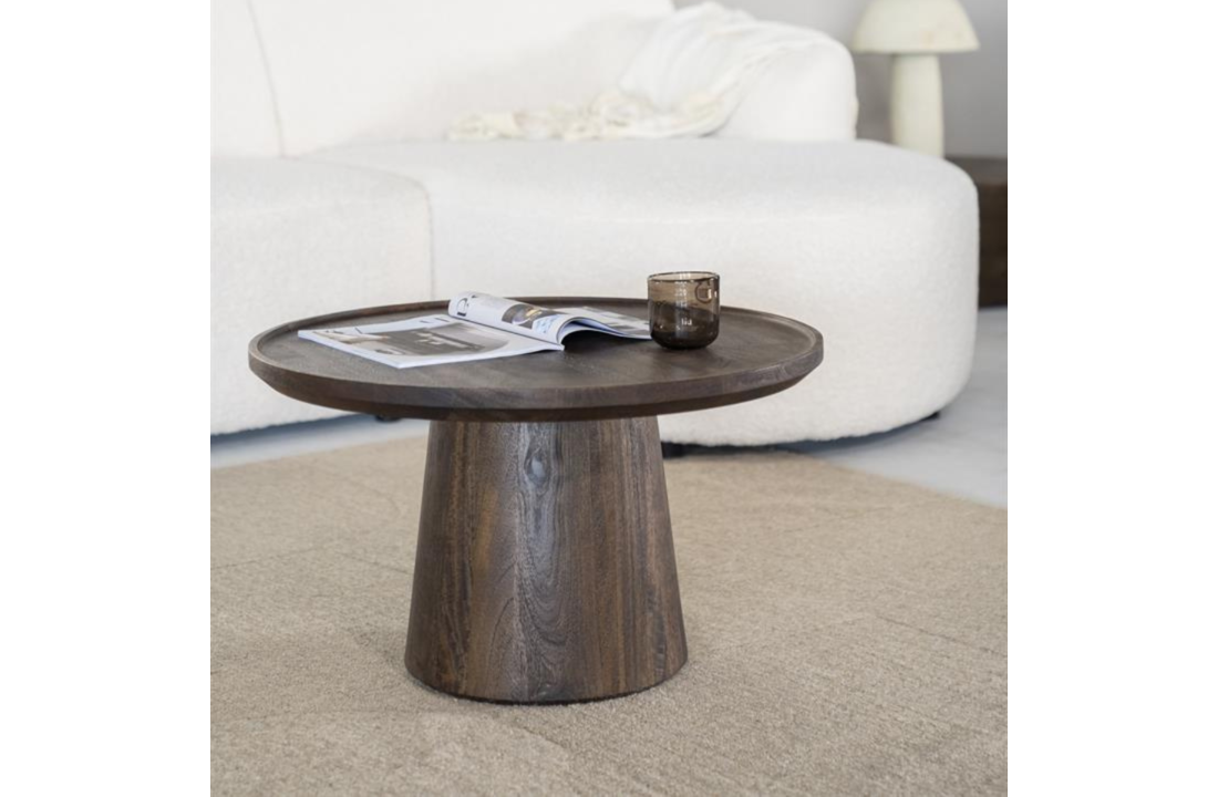 Salontafel Ron 66x39 - bruin