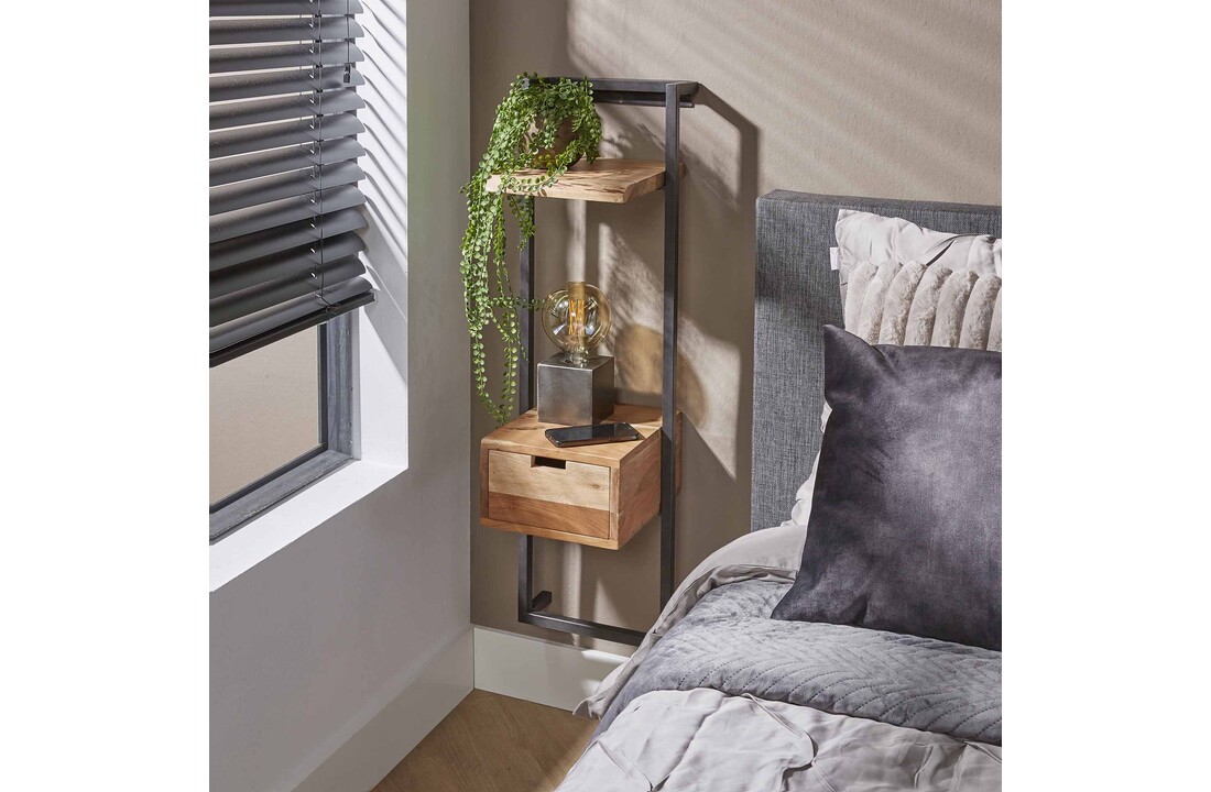 Nachtkastje air solid |Massief acacia