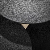 Ronde salontafel set van 3 | Metallic - Grijs