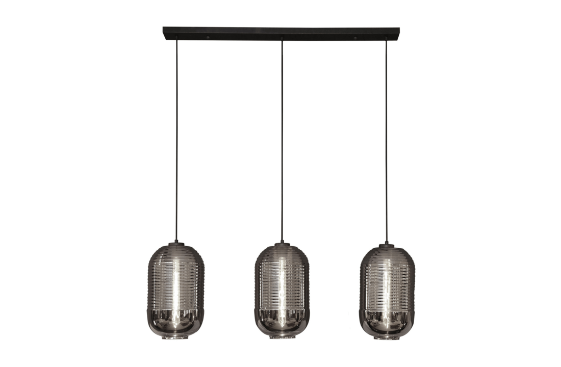 Hanglamp Tub | Chroom glas | 3L