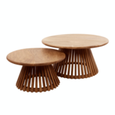 Salontafel Tweak mangohout | Conisch | set van 2