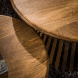Salontafel Tweak mangohout | Conisch | set van 2