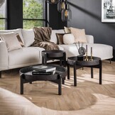 Salontafel Metallic - Grijs | Set van 3