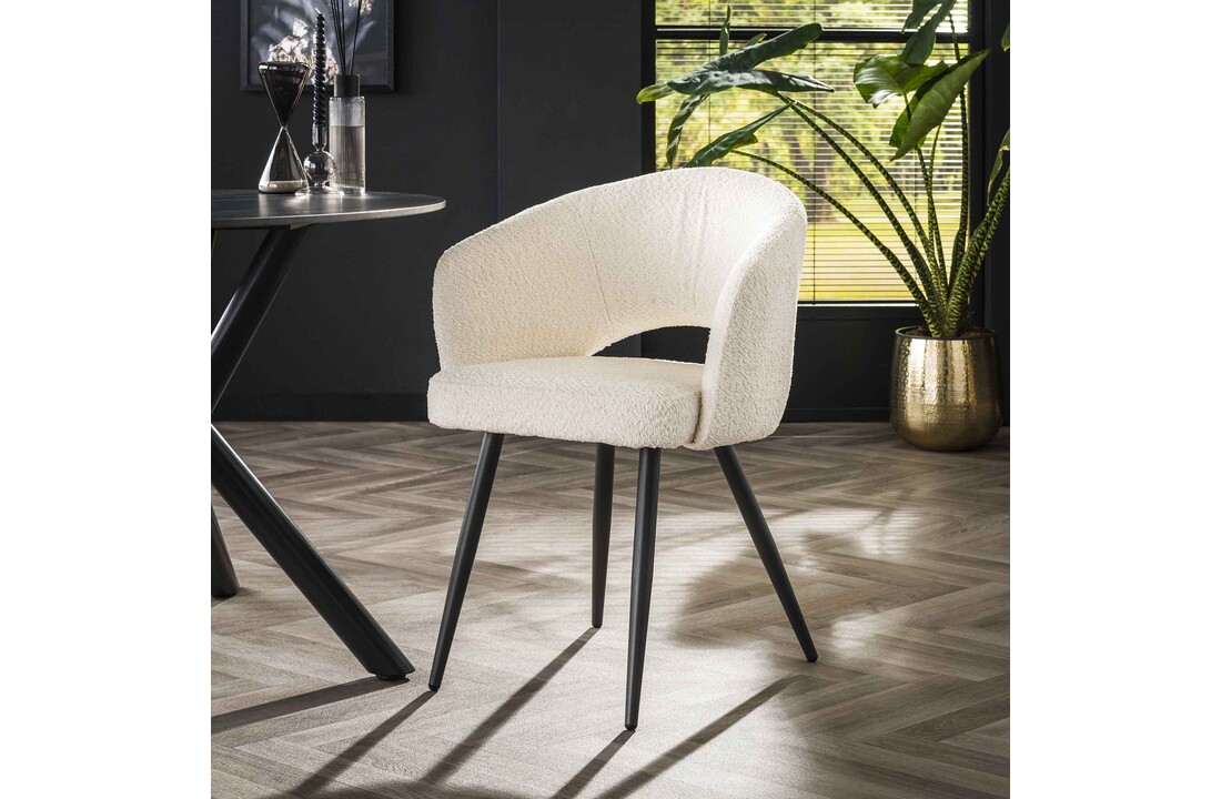 Eetkamerstoel | Boucle Salon | Wit