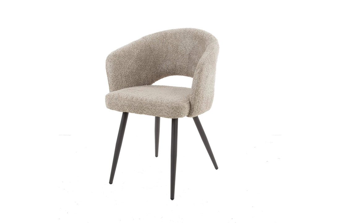 Eetkamerstoel | Boucle Salon | Zandkleur