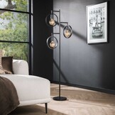 Vloerlamp Ring | 3L | Charcoal